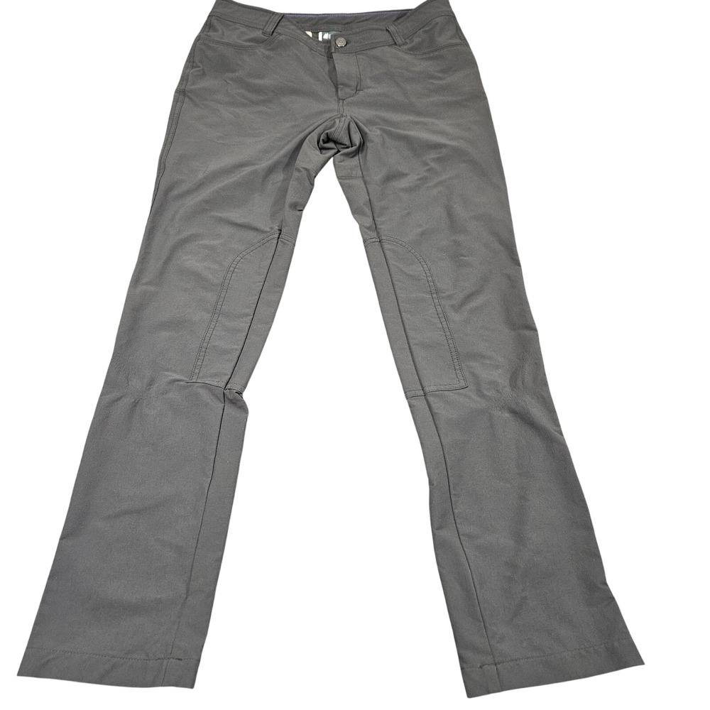 MEC Hiking Pants Womens 8 Gray Nylon Outdoor Trekking Trousers Techwear Stretch